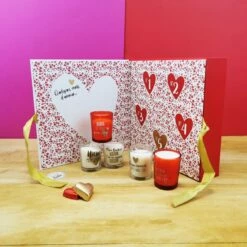 Calendrier 5 Jours - 5 Bougies Parfumées - "Hello Mon Amour" -cadeaux boutique calendrier bougies st valentin bougies sorties loin