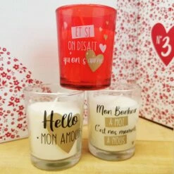 Calendrier 5 Jours - 5 Bougies Parfumées - "Hello Mon Amour" -cadeaux boutique calendrier bougies st valentin bougies sorties zoom1