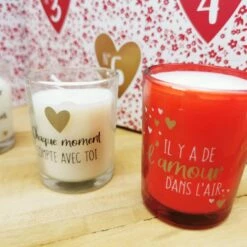 Calendrier 5 Jours - 5 Bougies Parfumées - "Hello Mon Amour" -cadeaux boutique calendrier bougies st valentin bougies sorties zoom2
