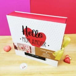 Calendrier 5 Jours - 5 Bougies Parfumées - "Hello Mon Amour" -cadeaux boutique calendrier bougies st valentin emballe