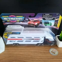 Micro Machines - Camion De Transport Miniature -cadeaux boutique camion blanc