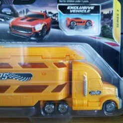 Micro Machines - Camion De Transport Miniature -cadeaux boutique camion jaune zoom