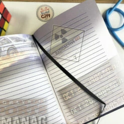 Carnet Lumineux - Retour Vers Le Futur -cadeaux boutique carnet retour vers le futur interieur