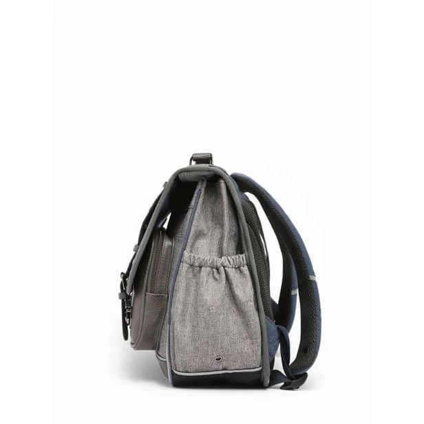 Cartable 38 Cm Vintage Fantasy Bleu Et Ses Pin's Personnalisables - Caméléon - CP CE1 CE2 5 Cartable 38 Cm Vintage Fantasy Bleu Et Ses Pin's Personnalisables - Caméléon - CP CE1 CE2 – Image 3