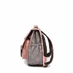 Cartable 38 Cm Vintage Rose Et Ses Pin's Personnalisable - Caméléon - CP CE1 CE2 -cadeaux boutique cartable cameleon 38 cm pink pins 980941