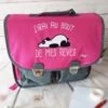 Cartable Vintage 38 Cm J'irais Au Bout De Mes Rêves - Quo Vadis -cadeaux boutique cartable enfant rose panda 02