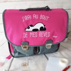 Cartable Vintage 38 Cm J'irais Au Bout De Mes Rêves - Quo Vadis