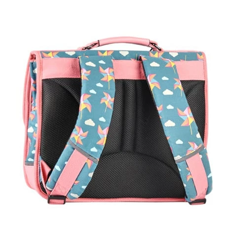 Cartable 38 Cm Rétro Moulin - Caméléon - Green Windmill - CP, CE1, CE2 6 Cartable 38 Cm Rétro Moulin - Caméléon - Green Windmill - CP, CE1, CE2 – Image 4