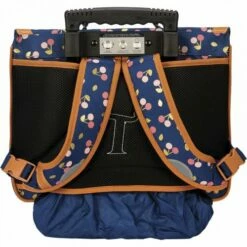 Cartable à Roulettes Bleu Alexa 38 Cm Imprimé De Cerises - Tann's -cadeaux boutique cartable trolley alexa bleu avec sangles