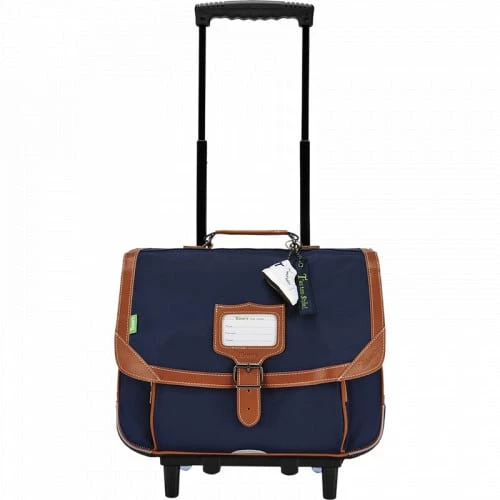 Cartable à Roulettes Bleu Marine Camille 38 Cm Orné D'un Porte Clé Sneaker - Tann's 3 Cartable à Roulettes Bleu Marine Camille 38 Cm Orné D'un Porte Clé Sneaker - Tann's