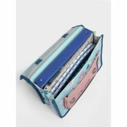 Cartable 38 Cm Rétro Turquoise Licorne - Caméléon - CP, CE1, CE2 -cadeaux boutique cartable turquois licorne 35 cm cameleon 982285 1