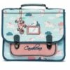 Cartable 35 Cm Rétro Turquoise Licorne - Caméléon - Maternelle Et CP -cadeaux boutique cartable turquois licorne 35 cm cameleon 984429