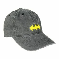 Batman - Casquette Grise Baseball Ajustable -cadeaux boutique casquette batman baseball