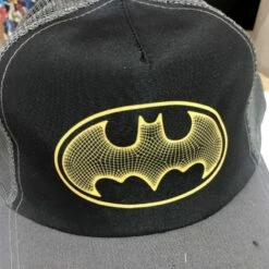 Batman - Casquette Noire Et Grise Ajustable -cadeaux boutique casquette batman logo