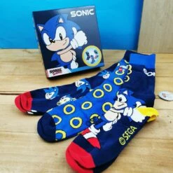 Coffret Cadeau 3 Paires De Chaussettes Sonic40 - 46