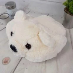 Chausson Double Pour Enfant - Ourson Blanc