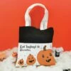 Sac Bonbon Citrouilles D'Halloween Personnalisé -" Les Bonbons De..." -cadeaux boutique citrouilles sac halloween seul
