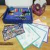 Harry Potter - Kit De Dessin 35 Pièces - Maped -cadeaux boutique coffret bleu materiel scolaire harry potter ouvert