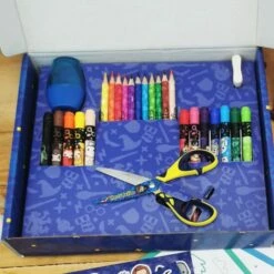 Harry Potter - Kit De Dessin 35 Pièces - Maped -cadeaux boutique coffret bleu materiel scolaire harry potter zoom feutres