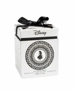 Bougie Alice Au Pays Des Merveilles Et Son Coffret Cadeau - Parfum Nuances De Thé -cadeaux boutique coffret bougie alice disney dos