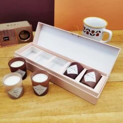 Coffret 5 Bougies Parfumées - "Je T'aime Mamie" -cadeaux boutique coffret bougies mamie sorties 2
