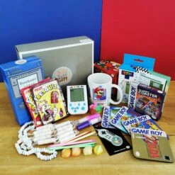 Coffret Cadeau « Retrogaming » Et Sa Console Tetris -cadeaux boutique coffret retrogaming
