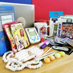 Coffret Cadeau « Retrogaming » Et Sa Console Tetris -cadeaux boutique coffret retrogaming vue cote