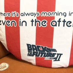 Retour Vers Le Futur - Coussin Cafe 80's -cadeaux boutique coussin retour vers le futur americain