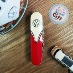 Couteau De Poche En Métal Volkswagen Avec 10 Fonctions -cadeaux boutique couteau volkswagen blanc ferme