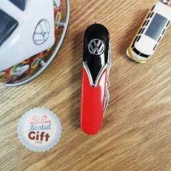 Couteau De Poche En Métal Volkswagen Avec 10 Fonctions -cadeaux boutique couteau volkswagen noir ferme