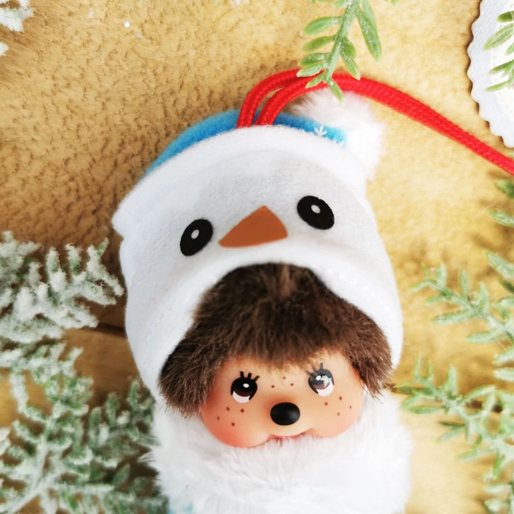 Décoration De Noël Monchhichi Kiki - Chaussette Bleue (12 Cm) 5 Décoration De Noël Monchhichi Kiki - Chaussette Bleue (12 Cm) – Image 3