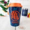 Dragon Ball - Mug De Transport Orange Et Bleu (390 Ml)