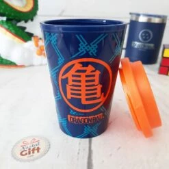 Dragon Ball - Mug De Transport Orange Et Bleu (390 Ml) -cadeaux boutique dragon ball mug transport 3