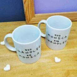 Mug Duo "Tu Es Le Chandler De Ma Monica" -cadeaux boutique duo mug chandler monica haut