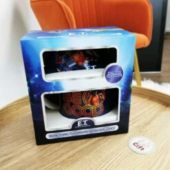 E.T L’extraterrestre - Coffret Cadeau 3 Pièces - Mug, Sous-verre Et Porte-clé -cadeaux boutique et ensemble sous verre mug porte cle