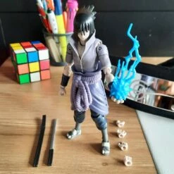 Naruto Shippuden Figurine - Sasuke Uchiha -cadeaux boutique figurine sasuke pose2 1
