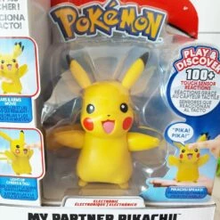 Pokémon - Mon Partenaire Pikachu Interactif -cadeaux boutique figurine sonore pokemon pikachu pika