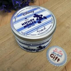 Disney - Bougie En Métal Mickey Mouse Parfumée -cadeaux boutique fractal bougie mickey haut