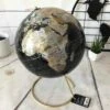 Globe Terrestre Noir Et Doré -cadeaux boutique globe 01