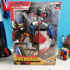 Goldorak - Figurine Goldorak Avec Son Vaisseau Et Ses Astérohaches -cadeaux boutique goldorak figurine vaisseau boite