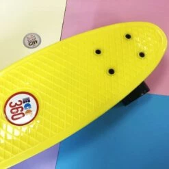 Skateboard Retro (56 Cm) -cadeaux boutique grand skate jaune 2