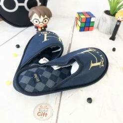 Harry Potter - Chaussons Bleus -cadeaux boutique harry potter chaussons bleu 4