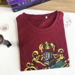 Harry Potter - Ensemble De Pyjamas Short Poudlard Pour Enfant -cadeaux boutique harry potter pyjama bordeaux