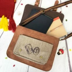 Harry Potter - Grand Sac à Bandoulière Hogwarts Express (30 Cm) -cadeaux boutique harry potter sac a main bandouliere sacoche marron grand modele 5