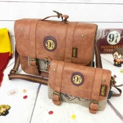 Harry Potter - Grand Sac à Bandoulière Hogwarts Express (30 Cm) -cadeaux boutique harry potter sac a main bandouliere sacoche marron grand modele 6
