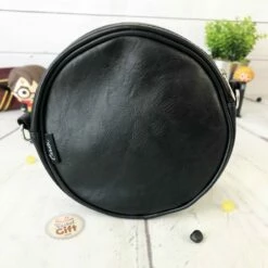 Harry Potter - Petit Sac à Main Bandoulière Noir (19 Cm) -cadeaux boutique harry potter sac noir lunette eclair 2