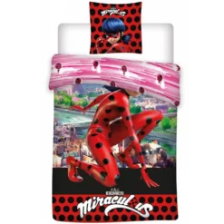 Miraculous - Housse De Couette Et Taie D'oreiller - 140 X 200 Cm