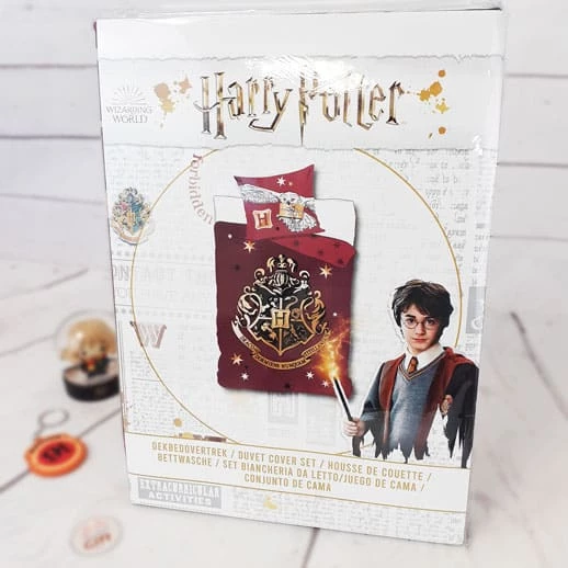 Harry Potter - Parure / Housse De Lit Bordeaux En Coton 1 à 2 Personnes (140 X 200 Cm) 4 Harry Potter - Parure / Housse De Lit Bordeaux En Coton 1 à 2 Personnes (140 X 200 Cm) – Image 2