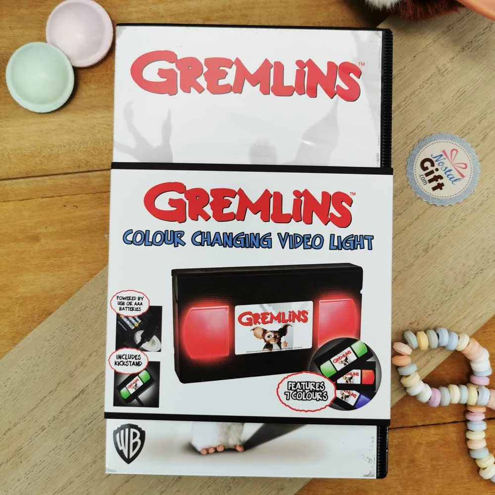 Gremlins - Lampe Veilleuse VHS 10,5x19cm - License Officielle - 7 Couleurs 5 Gremlins - Lampe Veilleuse VHS 10,5x19cm - License Officielle - 7 Couleurs – Image 3