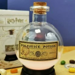 Lampe Potion Magique - Harry Potter 13 Cm -cadeaux boutique lampe harry potter polynectar rouge